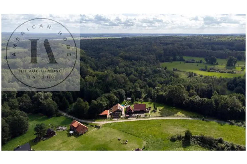 elbląski, Młynary, Stare Monasterzysko, Wyjątkowy dom gościnny w sercu natury