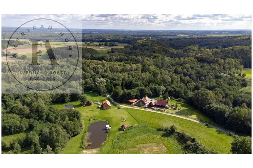 elbląski, Młynary, Stare Monasterzysko, Wyjątkowy dom gościnny w sercu natury