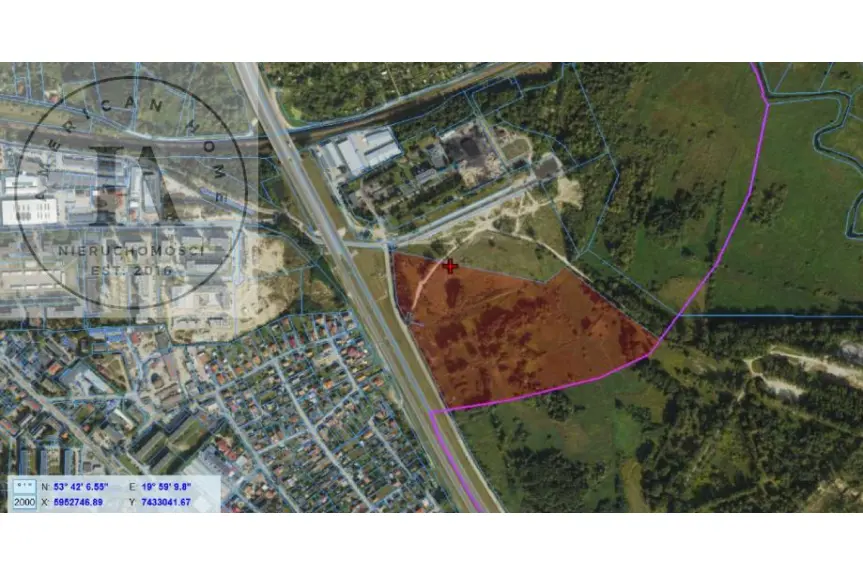 ostródzki, Ostróda, Demokracji, Działka INWESTYCYJNA !