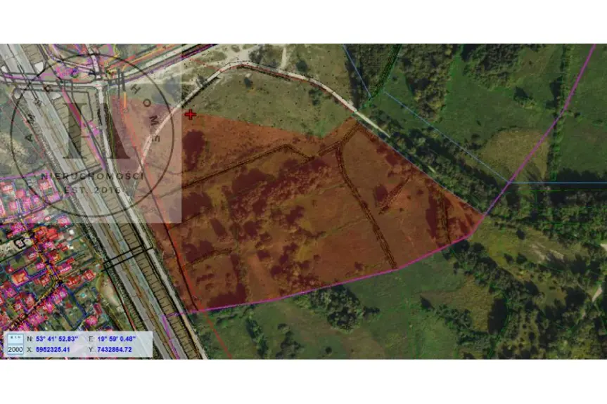 ostródzki, Ostróda, Demokracji, Działka INWESTYCYJNA !