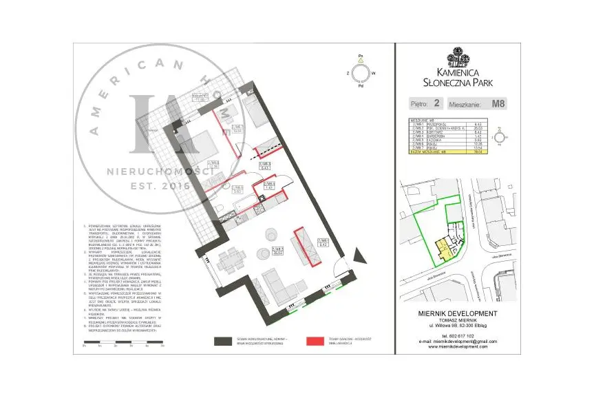 Elbląg, Słoneczna, Mieszkanie nr8, 78,04 m2