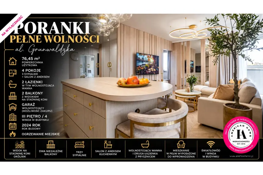 Elbląg, al. Grunwaldzka, Poranki pełne wolności